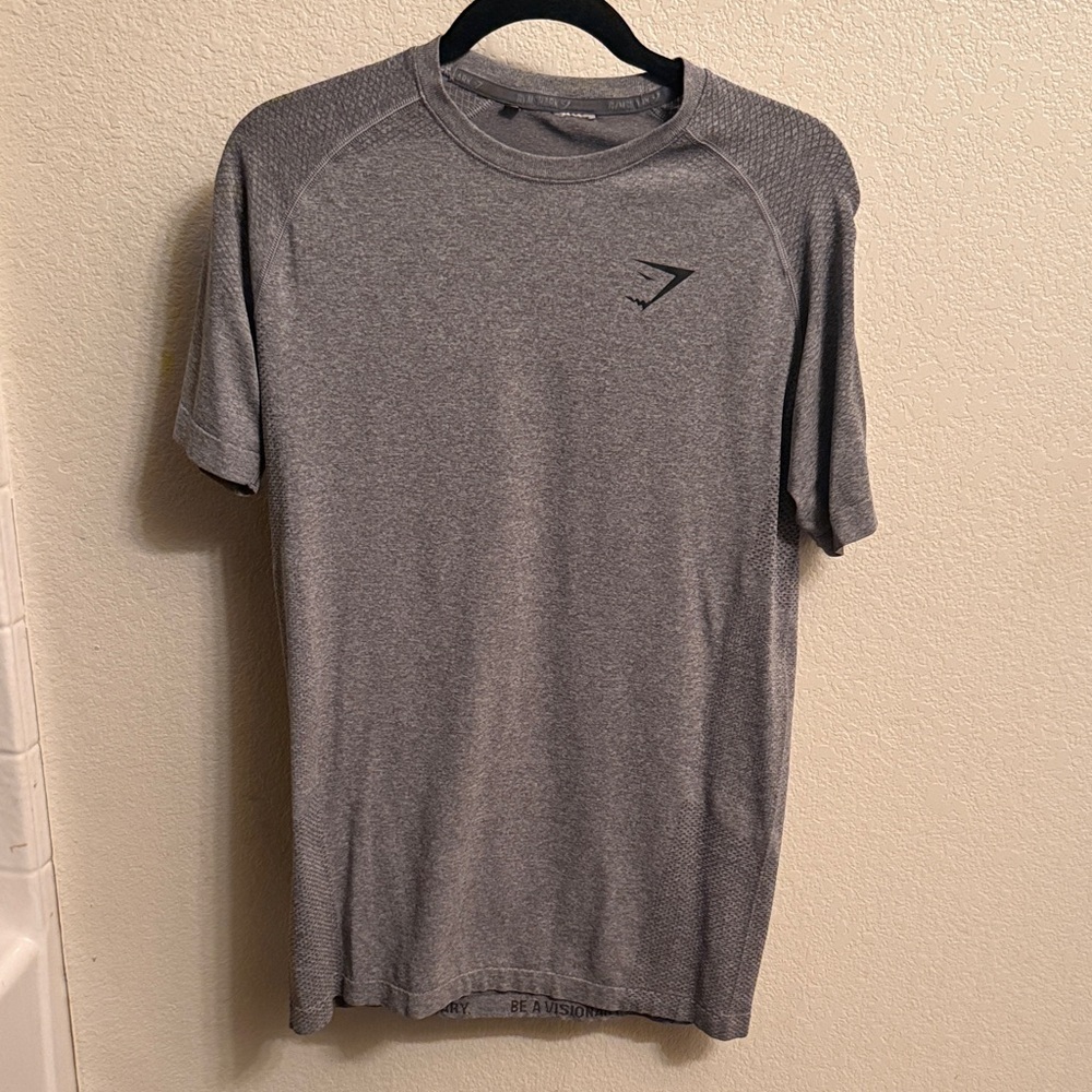 Gymshark Men’s Gray Short Sleeve Performance Tee